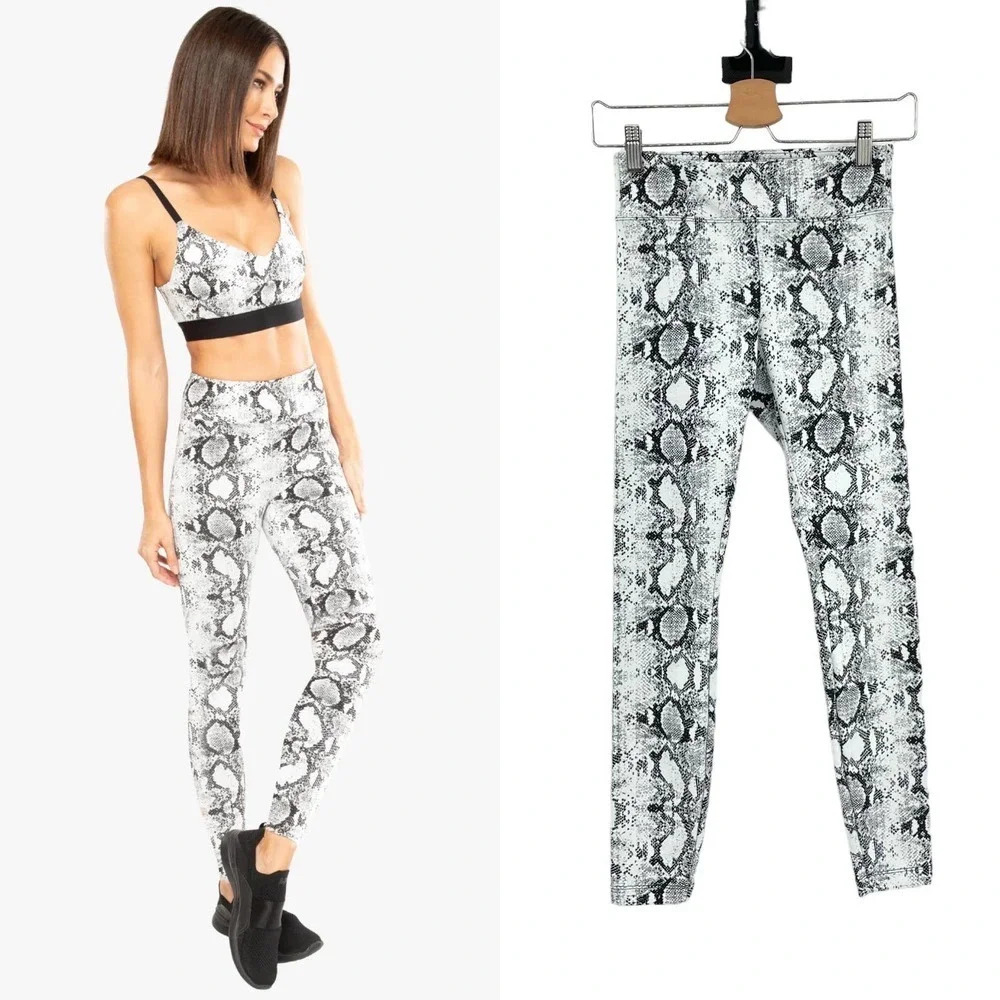 Koral Drive Python High Rise Leggings Snakeskin Print Size XS